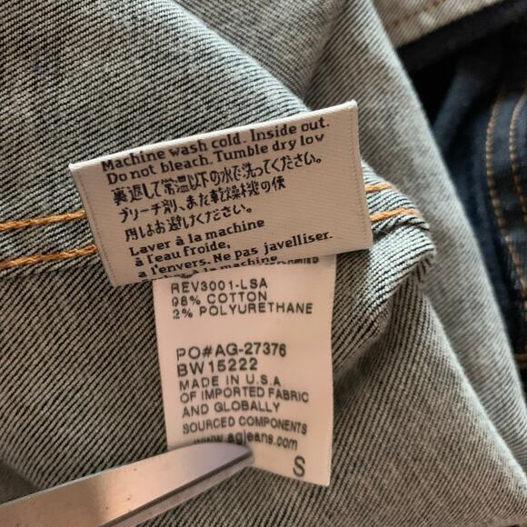 ALEXA CHUNG For AG Adriano Goldschmied Pixie Dress Stretch Denim Snap Front - Picture 14 of 16